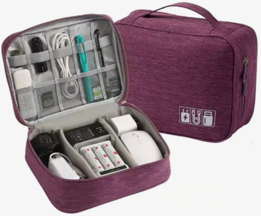 Organiseur Tech Campus — trousse électronique compartimentée