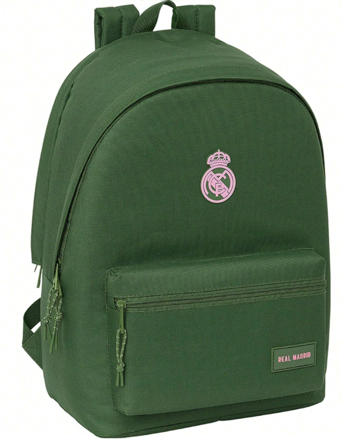 Sac à dos Real Madrid Édition Premium Vert — intérieur avec compartiment laptop