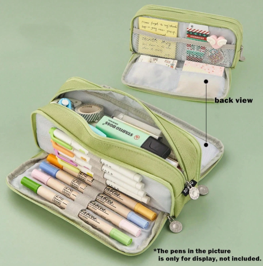 Trousse multi-compartiments colorée